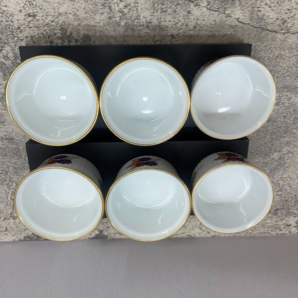 Royal Worcester Fine Porcelain Set of 6 Evesham Ramekin Dish Made in England - Picture 3 of 16